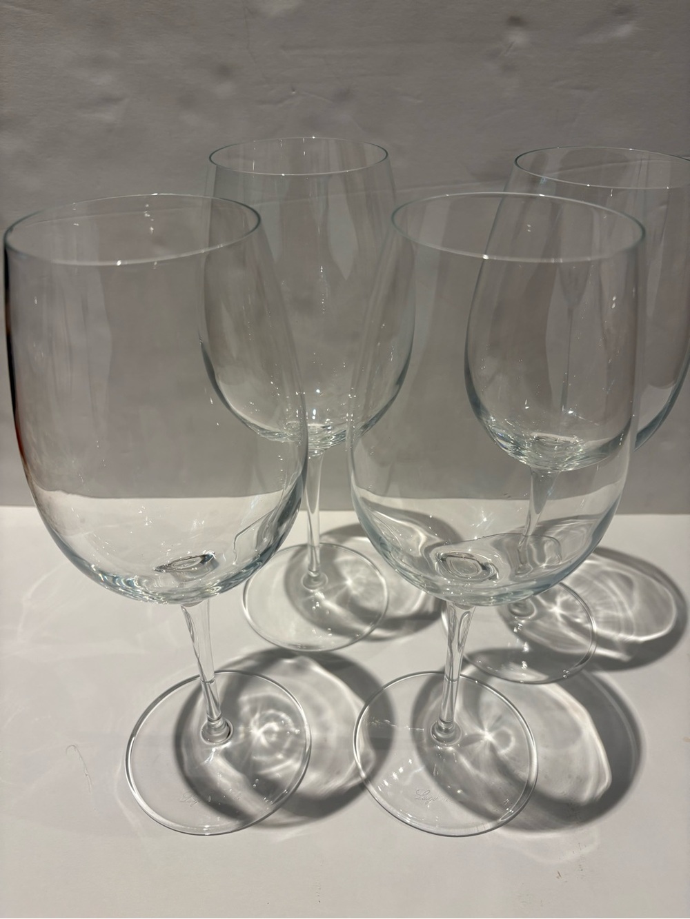 Luigi Bormioli Clear Crystal Wine Glasses - Set of 4
